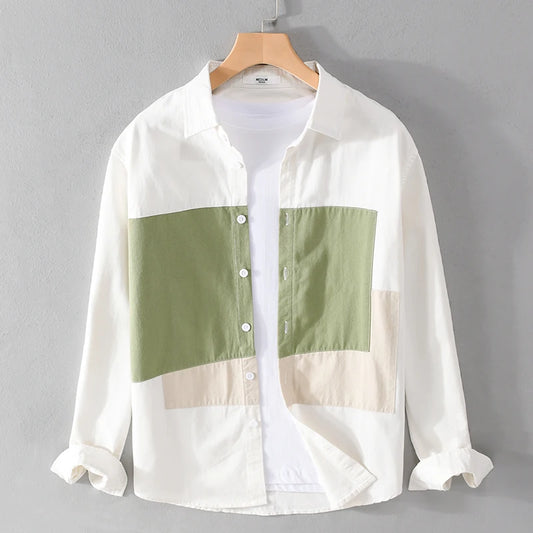 Monochrome Block Artisan Shirt